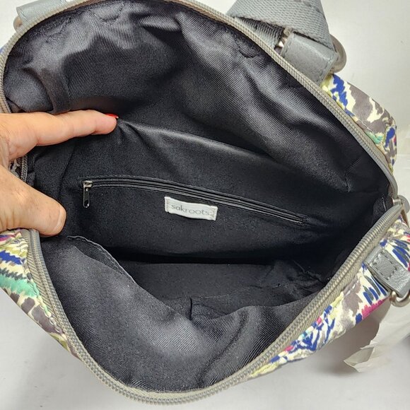 Sakroots Loyola Convertible Backpack Adjustable Straps Multi Pocket Bag - Picture 6 of 11